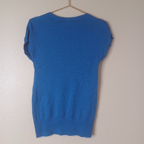 NWT Copper Key Blue Shimmer Girl's Short Sleeve Dress Size Large (14) - Picture 5 of 10